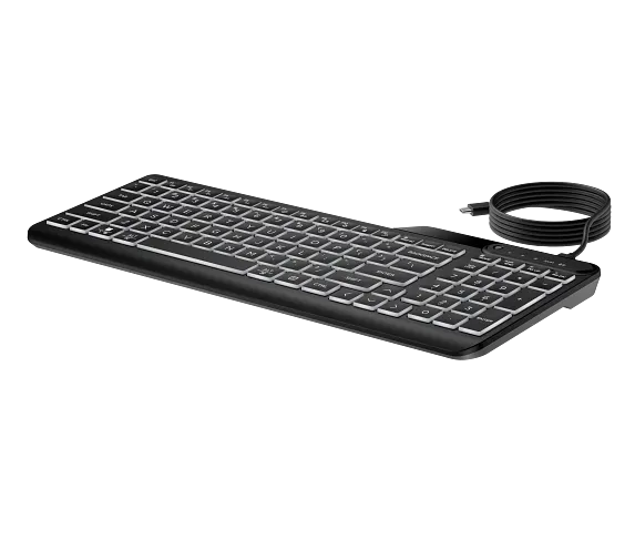 HP 400 backlit wired keyboard
