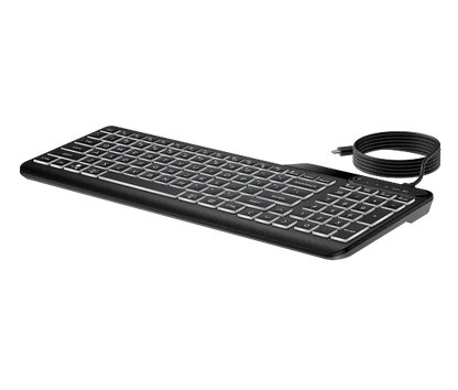 HP 400 backlit wired keyboard