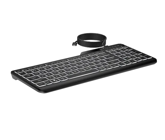 HP 400 backlit wired keyboard