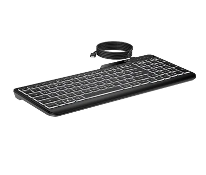 HP 400 backlit wired keyboard