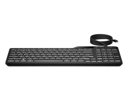 HP 400 backlit wired keyboard