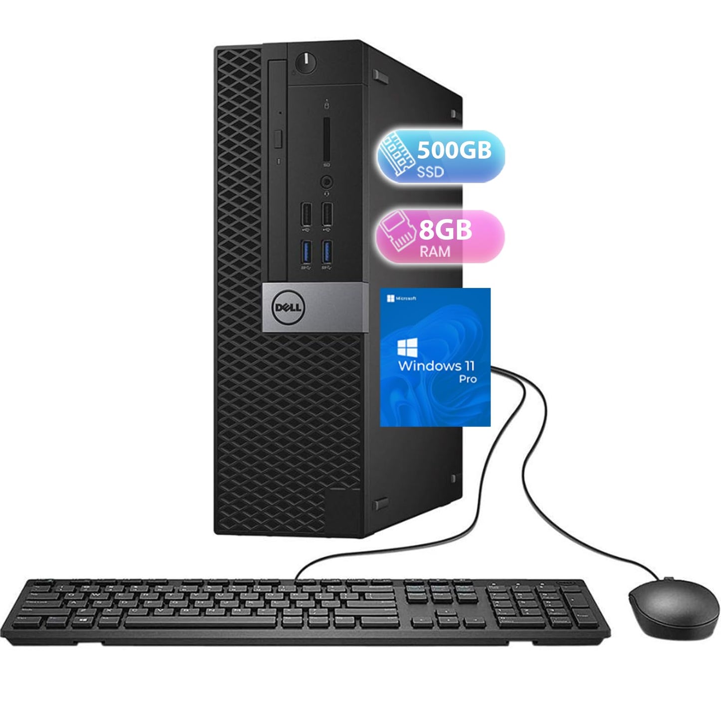 Dell OptiPlex 3040 SFF – Small Form Factor Business Desktop | Intel Core i3/i5/i7 (6th Gen) | Fast, Secure & Upgrade‑Ready | Windows 10/11 Pro