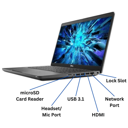 Dell Latitude 5401 – 14" High‑Performance Business Laptop | Intel Core i5/i7 (9th Gen) | Durable, Secure & Professional | Windows 10/11 Pro