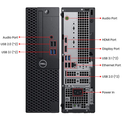 Dell OptiPlex 3060 SFF – Small Form Factor Business Desktop | Intel 8th Gen Core i3/i5/i7 | Fast, Secure & Space‑Saving | Windows 10/11 Pro
