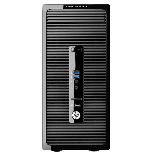 Technologiaaa HP ProDesk 400 G1 small form factor business desktop computer in black with front USB ports